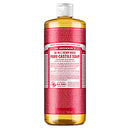 Dr. Bronner’s - Pure-Castile Liquid Soap (Rose, 32 ounce) - Made with Organic Oils, 18-in-1 Uses: Face, Body, Hair, Laundry, Pets & Dishes, Concentrated, Vegan, Non-GMO Dr. Bronner's