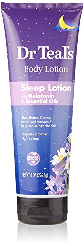 Teal's Adults Body Lotion Melatonin & Essential Oils Night Sleep, 8 oz Dr Teal's