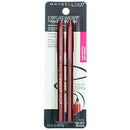 Maybelline New York Expert Wear Twin Brow And Eye Pencils, 101 Velvet Black, 0.03 Ounce (Pack of 2) Maybelline New York