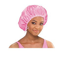 Stay On Satin Anti-Breakage Drawstring Bonnet (Pink) Stay On Satin