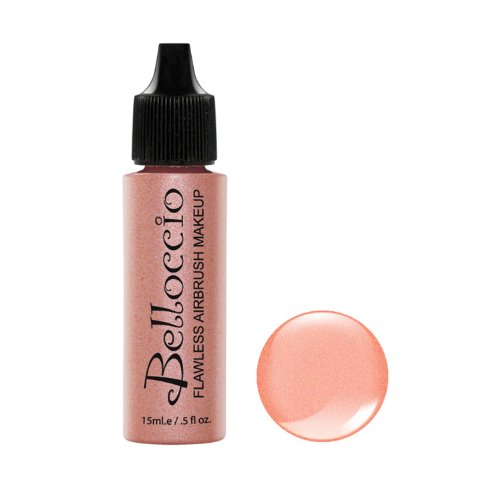 Belloccio's Champagne Professional Flawless Airbrush Makeup Highlighter-Shimmer Half Ounce Belloccio