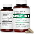 Urolithin A + NAD+ Supplement – 500mg Urolithin A + 350mg Nicotinamide Riboside (NAD+) – Mitochondrial Support, Cellular Energy, Longevity & Healthy Aging – 60 Capsules Infinity Warehouse