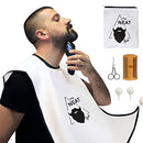 The Neat Guy 5-Piece Beard Catcher Kit with Beard Apron / Bib for Mess-Free Shaving + Comb + Scissor + Bag, Perfect Father's Day Gift The Neat Guy