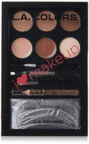 L.A. COLORS I Heart Makeup Brow Palette, Light to Medium, 0.26 Ounce (C30354) L.A. COLORS
