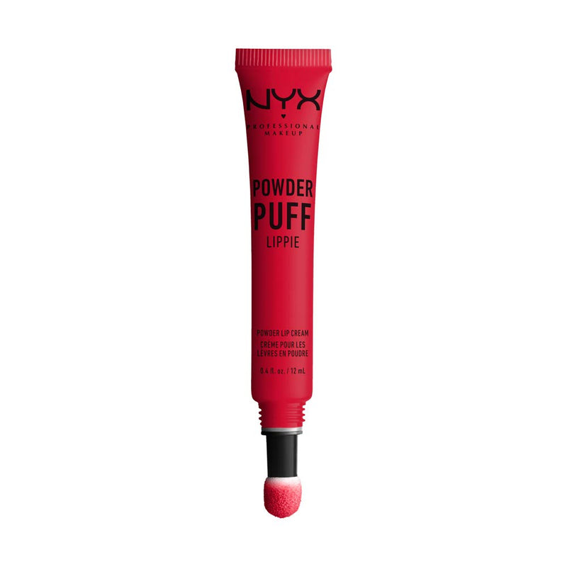 NYX PROFESSIONAL MAKEUP Powder Puff Lippie Lip Cream, Liquid Lipstick - Boys Tears (Red) NYX PROFESSIONAL MAKEUP