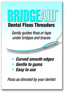 BridgeAid Dental Floss Threaders (1 Pack of 50) BridgeAid