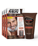 Just For Men Control GX Grey Reducing Beard Wash Shampoo, Gradually Colors Mustache and Beard, Leaves Facial Hair Softer and Fuller, 4 Fl Oz - Pack of 3 (Packaging May Vary) Just for Men