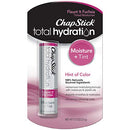 ChapStick Total Hydration Moisture + Tint Flaunt It Fuchsia Tinted Lip Balm Tube, Tinted Moisturizer - 0.12 Oz Chapstick