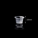Disposable Tattoo Ink Cups-Medium 1000pcs Disposable Plastic Tattoo Ink Caps Cups for Tattoo Ink Tattoo Supplies,Tattoo Kits (13mm—1000pcs) TC