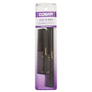 Conair Hard Rubber Pocket and Barber Comb 2 ea Conair