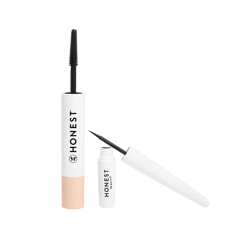 Honest Beauty Liquid Eyeliner, Black, 0.058 fl. oz. and Honest Beauty Extreme Length Mascara + Lash Primer | 2-in-1 Boosts Lash Length, Volume & Definition, 0.27 fl. oz. Honest Beauty Store