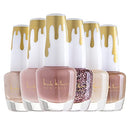 Nicole Miller Total Nudes Nail Polish Collection, Set of 6 Unique Glossy and Shimmery Nail Polish Colors for Women and Girls, Quick Dry Nail Polish' Nicole Miller