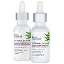 Day & Night Duo Facial Serum Bundle - Vitamin C Serum & Retinol Serum - Natural Anti Aging Formula for Face - Improve Skin Texture & Glow - Reduce Fine Lines Dark Spots Hyperpigmentation - InstaNatural InstaNatural