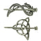 Tinsow 2 Pcs Silver Celtic Hair Slide Hairpins Hair Accessories Hair Clips, Creative Hair Barrette Minimalist Hair Claw Hair Pin Hair Accessories for Women (Style B S) Tinsow