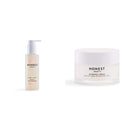Honest Beauty Gentle Gel Cleanser with Chamomile & Calendula Extracts, 5.0 fl. oz. and Honest Beauty Hydrogel Cream with Two Types of Hyaluronic Acid & Squalane, 1.7 fl. oz. Honest Beauty