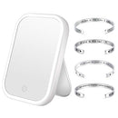 CERSLIMO Lighted Makeup Mirror with Led Lights and Inspirational Friendship Mother Sister Bracelets Bundle CERSLIMO