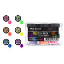 Mia Secret Chic Neon Collection Nail Art Acrylic Powder, (Set of 6 Color) Mia Secret