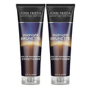 John Frieda Brilliant Brunette Conditioner, Visibly Deeper Color,with Evening Primrose Oil, Infused with Cocoa, 8.3 Ounce (Pack of 2) John Frieda