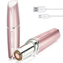 Facial Hair Removal for Women by Yoove | Painless & Clean Hair Remover for Face | USB Rechargable Ladies Electric Shaver & Bikini Trimmer (Rose) Yoove