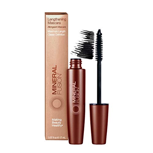 Mineral Fusion Lengthening Mascara, Graphite, 0.57 Fl Oz (Packaging May Vary) Mineral Fusion