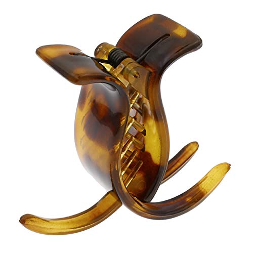 Camila Paris CP1432 French Hair Clip for Women, Tokyo 3 Teeth Ponytail Holder, Girls Hair Claw Clips Jaw Fashion Durable Styling Hair Accessories for Women, Strong Hold No Slip Grip, Made in France Camila