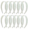 Timoo 20 Pcs Plastic Headbands, 1" Wide No Teeth Hair BandsAccessories for DIY & Craft - Perfect for Girls, Women (White) Timoo