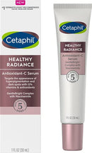 Face Serum by Cetaphil, Healthy Radiance Antioxidant-C Serum, Visibly Reduces Look of Dark Spots and Hyperpigmentation, Designed for Sensitive Skin, Hypoallergenic, Fragrance Free,1 oz Cetaphil