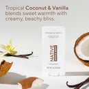 Native Whole Body Deodorant Stick Contains Naturally Derived Ingredients, Deodorant for Men and Women | 72 Hour Odor Protection, Aluminum Free with Coconut Oil and Shea Butter | Coconut & Vanilla Infinity Warehouse