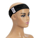 GEX Wig Grip Band Adjustable Wig Comfort Band with Adjustable Hook and Loop Fastener Non Slip Breathable Thin Head Hair Band to Keep Wig Secured and Prevent Headaches (Black) gexworldwide