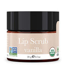 Organic Lip Scrub Vanilla - Lip Scrubs Exfoliator & Moisturizer, Lip Exfoliator Scrub, Sugar Lip Scrubs, Lip Sugar Scrub, Lip Care Products for Chapped Lips, Lip Scrubber, Lip Moisturizer for Dry Lips Beauty by Earth