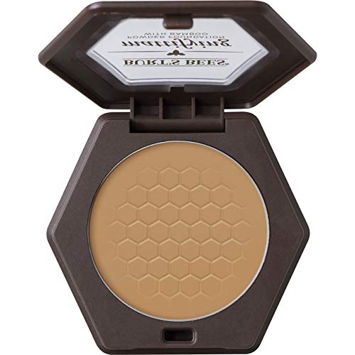 Burt's Bees 100% Natural Origin Mattifying Powder Foundation, Nutmeg - 0.3 Ounce Burt's Bees
