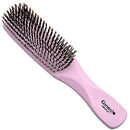 Giorgio GIO1P Pink 7.75 inch Gentle Touch Detangler Hair Brush for Men Women and Kids. Soft Bristles for Sensitive Scalp. Wet and Dry for all Hair Types. Scalp Massager Brush Stimulate Hair Growth GIORGIO