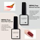 CANNI 6Pcs 9ml Hema-Free Nail Dehydrator Primer, Base Coat Reinforce Diamond Gel Top Coat and Matte Top Coat Gel Nail Polish Set, Soak Off LED Nail Gel Polish Set Nail Art Starter Manicure Salon Infinity Warehouse