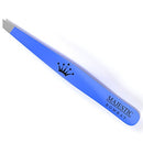 Professional Stainless Steel Slant Tip Tweezer For Men & Women - The Best Precision Eyebrow Tweezers Pluckers For Shaping Eyebrows & Hair Removal -Slanted Twizzers/Plucker- Brow Plucking Majestic Bombay