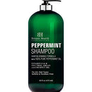 BOTANIC HEARTH Peppermint Oil Shampoo - Hair Blooming Formula with Keratin for Thinning Hair - Fights Hair Loss, Promotes Hair Growth - Sulfate Free for Men and Women - 16 fl oz Botanic Hearth