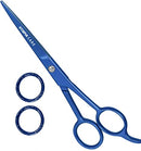 Utopia Care Hairdressing Scissors Hair Scissors,6.5 Inch Hair Cutting Scissor, Premium Stainless Steel Razor with Sharp Edge Blade & Salon Scissors, for Men, Women, Barber, Kids, Adults, Pets (Blue) Utopia Care