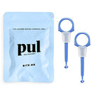 Clear Aligner Chewies and Removal Tool Combo for Invisalign Removable Braces and Trays By PUL (2 Pack) (Blue) The Pultool