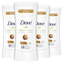 Dove Antiperspirant Deodorant Stick for 48 Hour Protection And Soft And Comfortable Underarms, Shea Butter, Deodorant for Women, 4 Count, 2.6 Ounce Dove