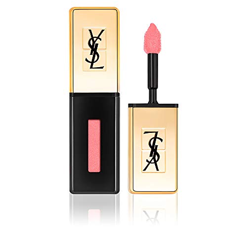 Yves Saint Laurent Rouge Pur Couture Vernis A Levres Glossy Stain Lip Gloss, No. 8 Orange De Chine, 0.2 Ounce C-YS-580-45 Yves Saint Laurent