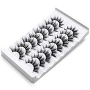 DYSILK 8 Pairs 5D Eyelashes Faux Mink Eyelashes Dramatic Look False Eyelashes Pack Fluffy Extended Fake Eyelashes Long Reusable Soft Lashes Thick Handmade Eyelashes No Glue DYSILK
