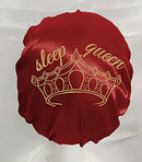Valla Silk Bonnet for Women, Shower cap, Satin Silk Bonnet, mfortable Sleep Cap Bonnets for Women (Burgundy) Valla