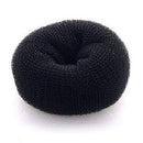 Beaute Galleria Hair Donut Bun Maker Ring Style Mesh Chignon Ballet Sock Bun (X-Large, Black) Beaute Galleria