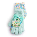 Earth Therapeutics Aloe Moisture Gloves & Socks Set - Confetti/Celedon Earth Therapeutics