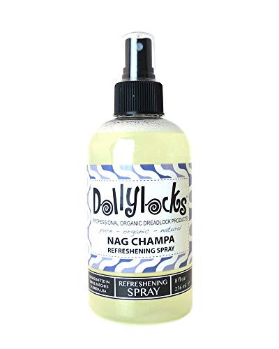 Dollylocks 8oz Nag Champa Dreadlock Refreshening Spray Dollylocks Professional Organic Dreadlock Products