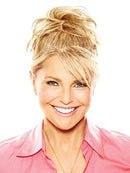Natural Tone Hair Wrap HT4 Darkest Brown - Christie Brinkley 6" Overall Length Heat Friendly Textured Hairpiece Fun Bun Chignon Hair2wear