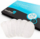 Underarm Sweat Pads [24pcs/12pairs] Keep Your Armpits Fresh, Guard your Shirt Stop Sweat Spots or Stains Fight Excessive Sweating with Disposable Individually Packed Pairs Cotton Pads. GoodMind Creations