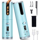 Unbound Cordless Automatic Hair Curler, Anti-Tangle Wireless Auto Curling Iron Wand,Portable USB Rechargeable Spin Curler Ceramic Barrel Rotating for Long Hair,Fast Heating for Hair Styling AURUZA