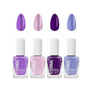 Eternal Collection – 4 Piece Set: Long Lasting, Quick Dry, Mirror Shine Nail Polish Set – Hardener, Bright and Shiny Finish - 0.46 Fluid Ounces Each (Hola Bonita) Eternal