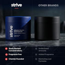 Strive Apex Skin Care Set - Advanced Anti Aging - Fragrance Free, All Skin Types, Fights Dark Circles Dull Skin - Peptides, Retinal, Vitamin C, Niacinamide (Face Wash, Scrub, Moisturizer, Serum) Infinity Warehouse