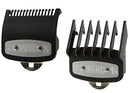 Professional Versatile Premium Cutting Guide Comb with Metal Clip #1/2 & #1 1/2 Combo Set #3354-1100-1000 for All Wahl Clippers/Trimmer